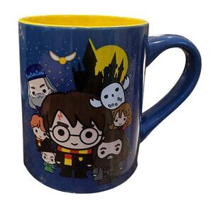 Silver Buffalo Chibi Animated Harry Potter Characters Ceramic Mug, 14 Ounces